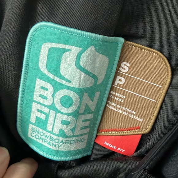 Bonfire snowboard pant, Indie fit, Small - Picture 12 of 16